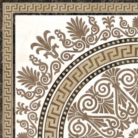 Декор (40х40) Meander Rosette беж 2А1810 (Golden Tile) 