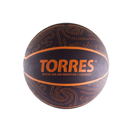 Мяч баскетбольный TORRES TT размер 7, борд-оранж