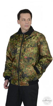 Куртка Пикник КМФ лес темный ткань смесовая с флисом размер 52-54/182-188