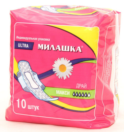 Прокладки МИЛАШКА макси ультра драй дуо
