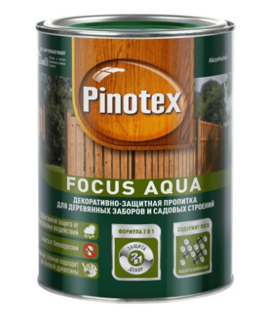 Антисептик Focus Aqua золотая осень (0,75л) Pinotex