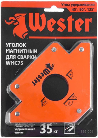 Уголок магнитный WESTER WMC75 для сварки 