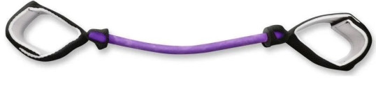 Эспандер для ног AbsoluteChampion,усилие 6 кг, цвет-фиолетовый