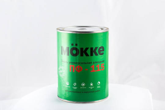 Эмаль ПФ-115 зеленая (1,9кг) MOKKE