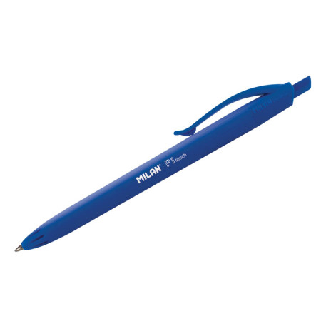Ручка шариковая синяя 1 мм Milan P1touch автомат