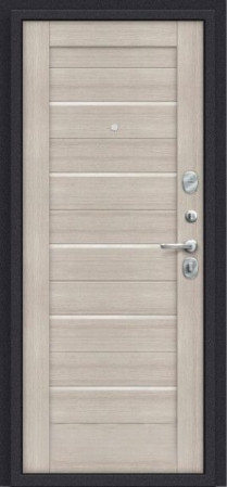 Дверь входная Porta S-2 104/П22 Антик серебро/капучино Veralinga 980х2050 Левая 9см