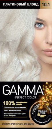 Крем-краска GAMMA Perfect Color 10.1 Платиновый блондин