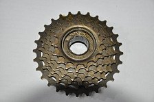 Кассета трещотка  6 - количество скоростей   00-170043 FREEWHEEL 6х14-28 HG/UG коричневая AR
