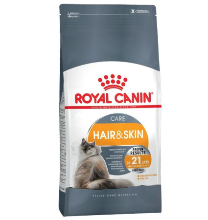 Корм для кошек Royal Canin сухой Hare&Skin Care поддержание здоровья кожи и шерсти, 2 кг