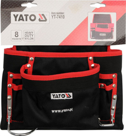 Сумка для инструментов YATO 8 карманная поясная YT-7410