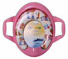 Сиденье для унитаза мягкое детское с ручками AQUA-Prime BABY-Comfort 5007