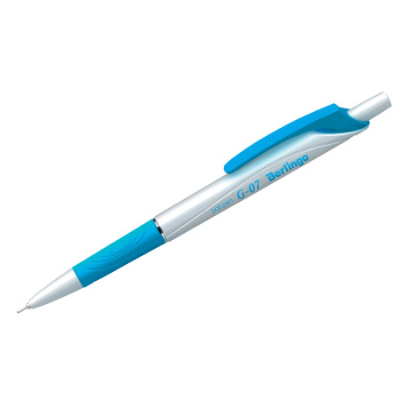 Ручка шариковая синяя 0,7 мм Berlingo G-07 автомат CBm_70392