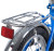 Велосипед NOVATRACK 16", URBAN, синий, полная защита цепи, тормоз ножной , крылья и багажник хромированные