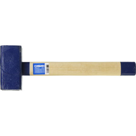 Кувалда кованая с деревянной ручкой 6,0кг СИБИН 20133-6