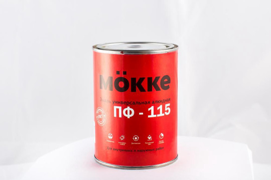 Эмаль ПФ-115 красная (1,9кг) MOKKE