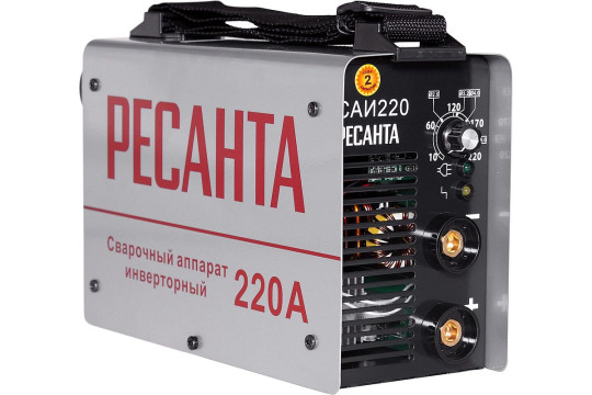Аппарат Ресанта САИ 220 2-5 мм, 220 А сварочный (инвертор) в кейсе