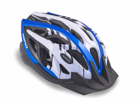 Шлем 8-9001119 с сеточкой Wind 141 Blu 21 отверстие сине-белый 54-58 см (10) AR