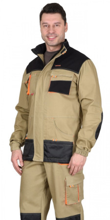 Куртка Манхеттен песочная/оранжевый/черный размер 52-54/170-176