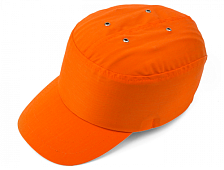 Каскетка-бейсболка защитная оранжевая