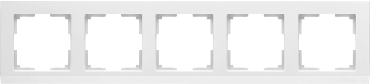 Рамка 5-м WL04-Frame-05-white Stark белая