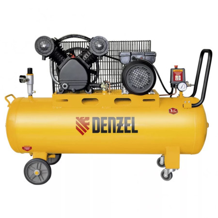 Компрессор DENZEL DRV2200/100 100л, 440л/мин, 2.2 кВт, 10 атмосфер