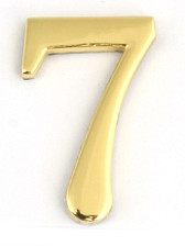 Цифра самоклеящаяся металл Apecs DN-01-7-Z-G золото