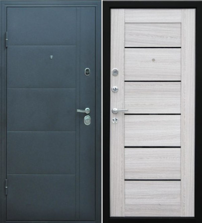 Дверь входная ДК Форпост Эверест Царга/сандал серый 960х2050 Правая (8,2см)