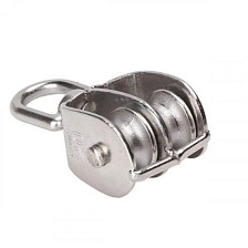 Блок двойной металлическй никель 1-1/4" (упаковка)