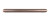 Ручка-скоба RS320 BAC 160мм медь старинная