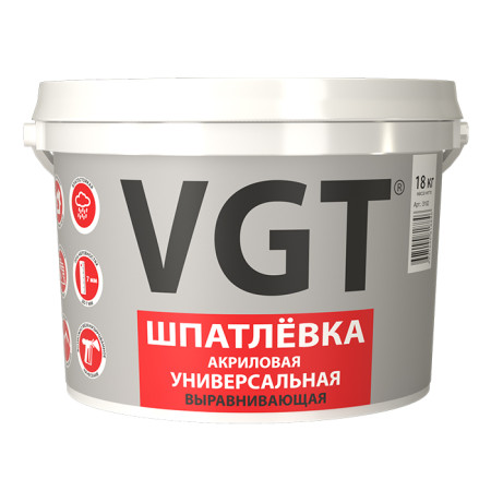 Шпатлевка для наружных и внутренних работ (1,7кг) ВГТ