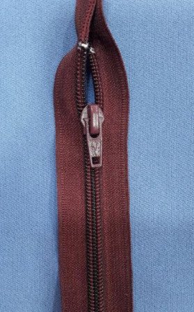 Молния спираль р/м G105 45 см тип 5 однозамковая №173 бордовый Gamma