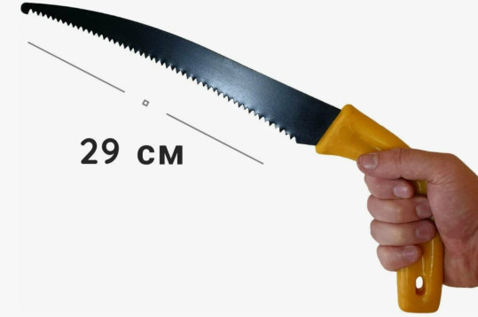 Ножовка серповидная с пластиковой ручкой 330мм 4425