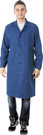 Халат Диагональ мужской синий размер 60-62/170-176