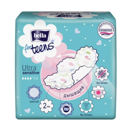 Прокладки БЕЛЛА For Teens Sensetive Ultra 10шт