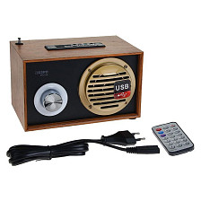 Радиоприемник БЗРП РП-316, 220 Вт, 2 динамика, расширенный УКВ, USB, SD   1163465