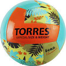 Мяч волейбольный TORRES Hawall р-р 5, 260-280г, V32075B (РЛ)