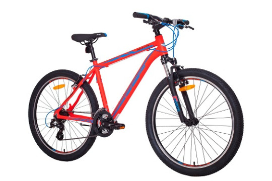 Велосипед горный Aist Rocky 2.0, 24 скорость, алюминий рама 21",красно-синий ( 26")