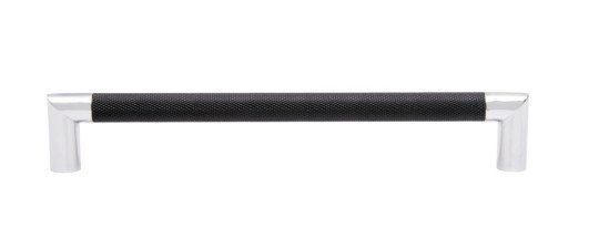Ручка-скоба RS286 CP/OBL 160мм хром/черный