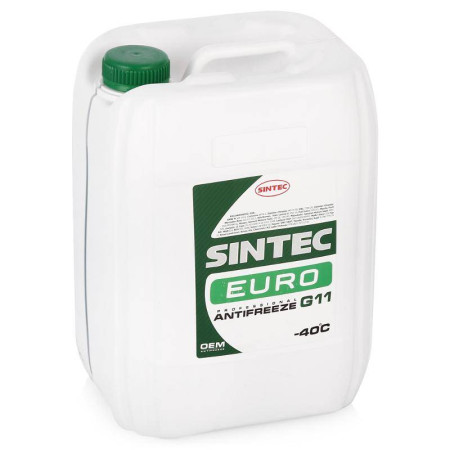 Антифриз зеленый SINTEC EURO (10л) Акция плюс 2кг