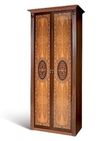 Шкаф 2-створ для платья Карина-2, орех, К2М-2, 1080х615х2280 Распродажа