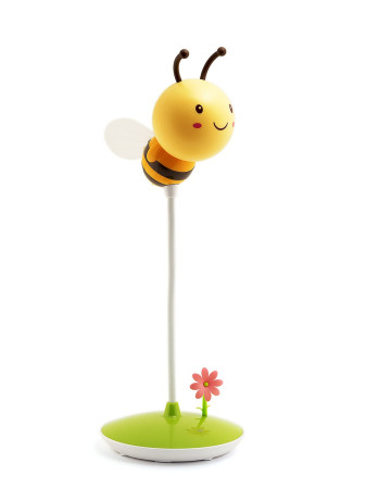 Светильник (ночник) ЛЮЧИЯ 102 Пчелка желтый аккумуляторный 3 уровня яркости сенсерное управление