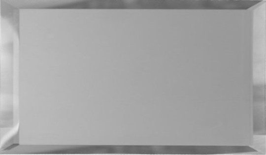 Плитка зеркальная (240х120) ПЗСм1-01 прямоугольник серебро матовая (ДСТ, Россия)