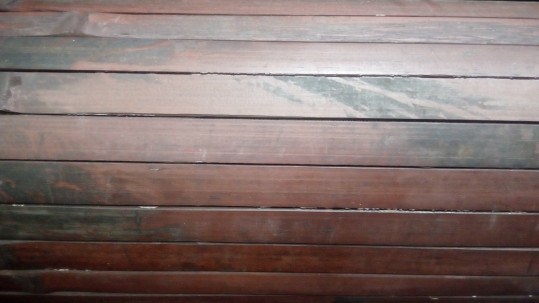 Полотно бамбуковое ламели 17мм "Шоколад" (0,9м)