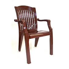 Кресло пластмассовое шоколадное Премиум-1 Стандарт