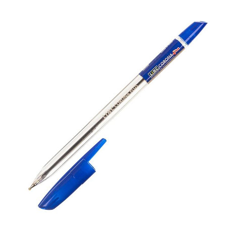 Ручка шариковая синяя 0,7 мм Corona plus