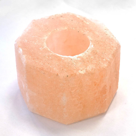 Подсвечник из гималайской соли восьмигранный