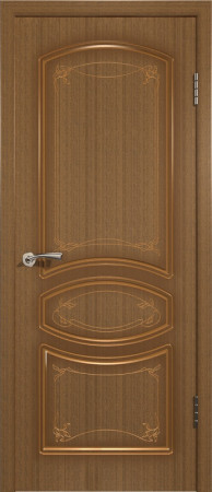 Дверное полотно ДГ 900 "Версаль" орех 13ДГ3 (ВФД)