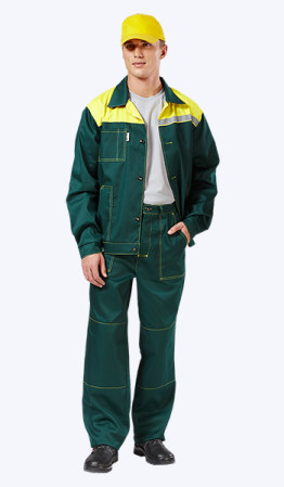Костюм Легион с брюками зеленый/желтый СОП размер 52-54/182-188