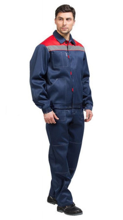 Костюм Тимбер с брюками темно-синий+бордо размер 60-62/170-176