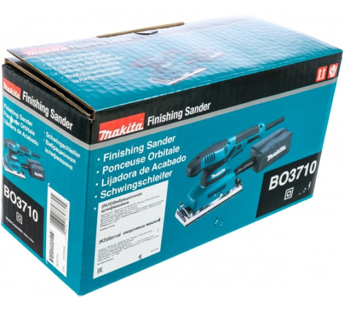Шлифмашина MAKITA BO 3710 190 Вт, 93x228 мм вибрационная